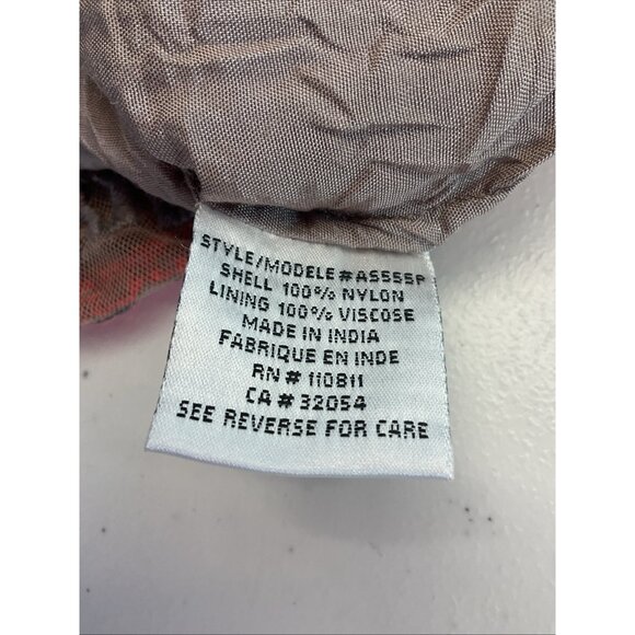 Anthropologie Yoana Baraschi Coffee Orange White Embroidered Skirt Size 10P - Picture 8 of 10